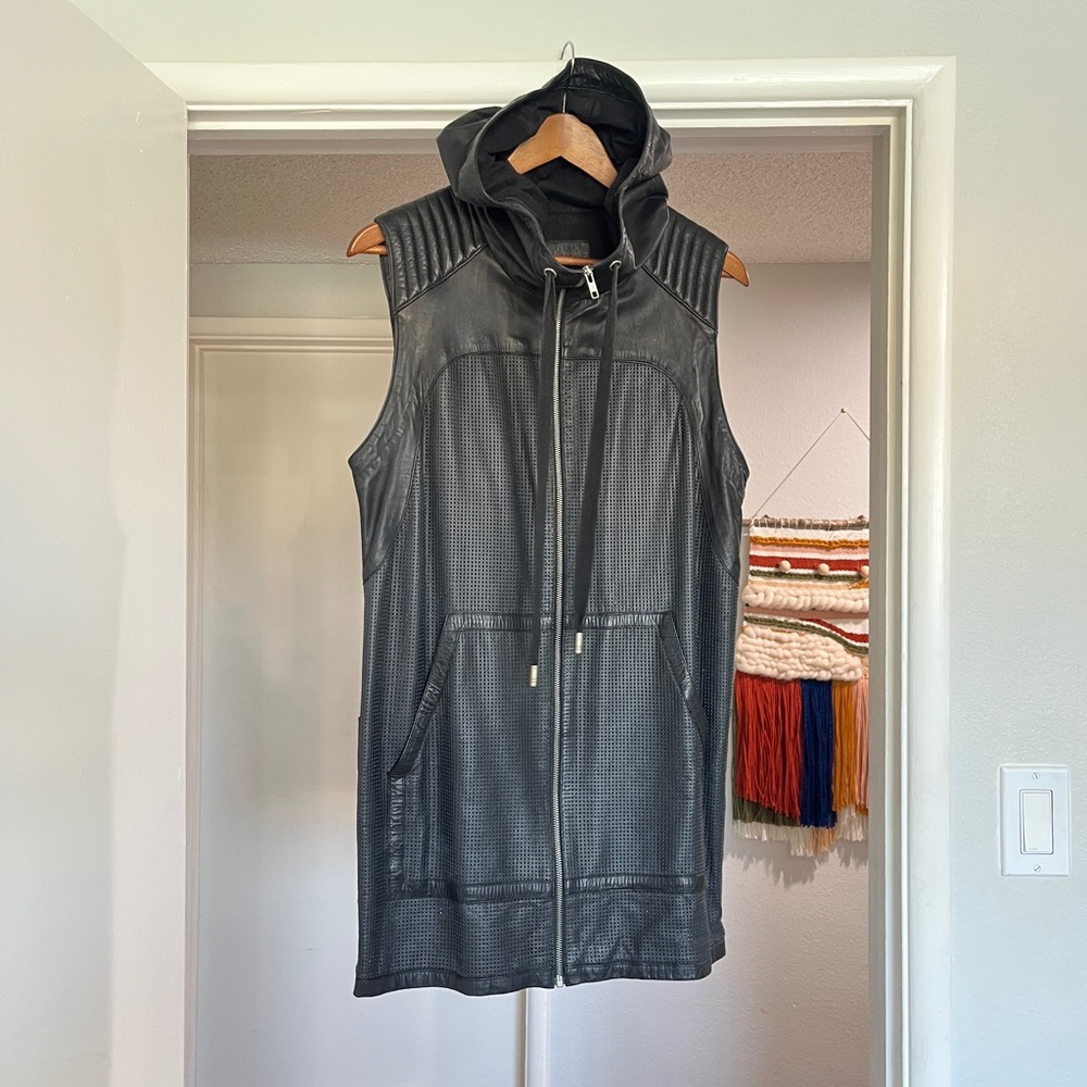 Skingraft Black Mesh Hooded Vest